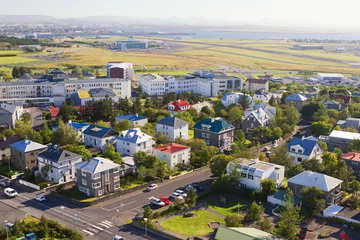 Peel and stick wall murals Scandinavia Reykjavik, the capital city of Iceland