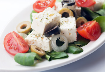 Greek cheese salad