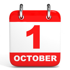 Calendar. 1 October.