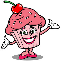 Cupcake Mascot