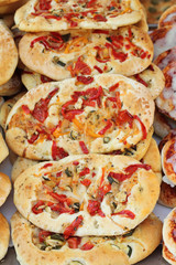 italian vegetable pizza snacks