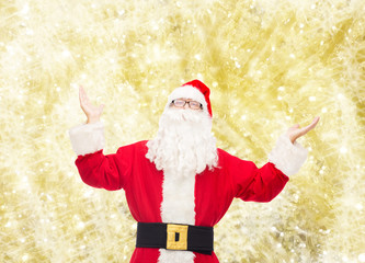 man in costume of santa claus