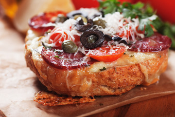 Italian pizza sandwich