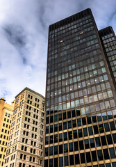 Highrises in downtown Baltimore, Maryland.