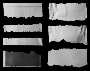 Torn papers