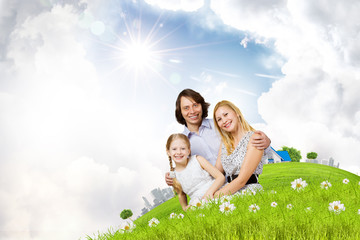 Obraz premium Happy family