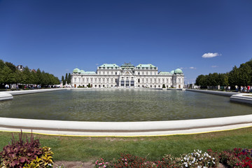 Historic palace Upper Belvedere, Vienna, Austria