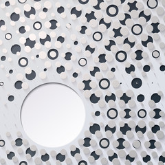 Vector Abstract Circle Background with space for text