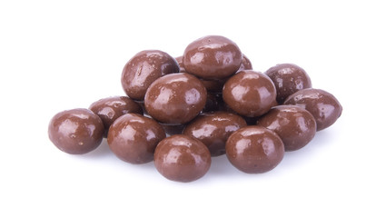 chocolate balls. chocolate balls on a background