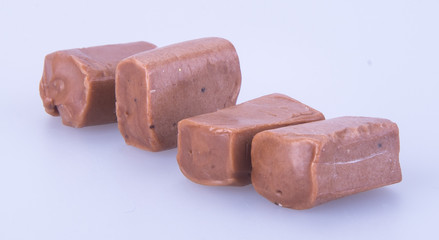 candies. caramel candies. caramel candies on a background. caram