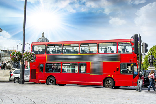 The Red Double Decker Bus.