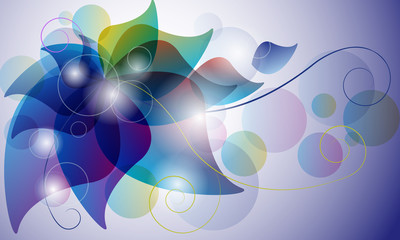 abstract colored background with swirls