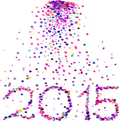 konfetti grafik bunt 2015