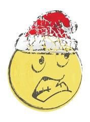 Christmas Cartoon face emotions