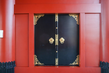 wood gate of a house