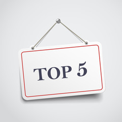 top 5 hanging sign