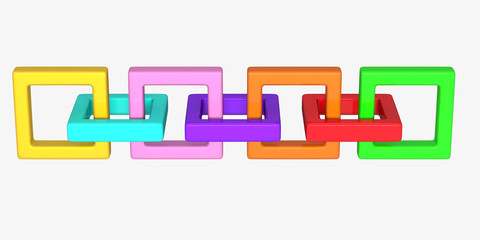 colored chain
