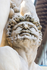 Naklejka premium Hercules and Cacus statue at Piazza della Signoria i Florence, I
