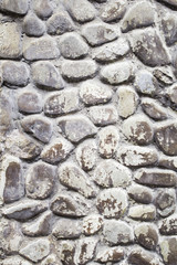 Vertical wall stones