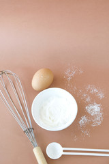 kitchen utensil on pink background
