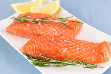 frischer Lachs