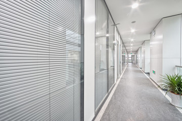 modern office corridor