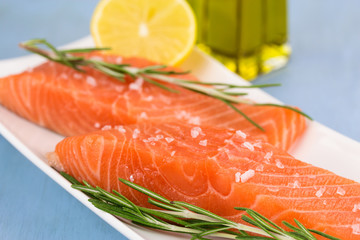 zartes Lachsfilet
