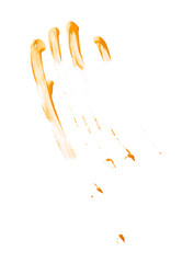 Oil paint stains isolated