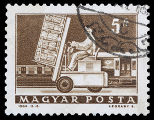 Hydraulic lift truck