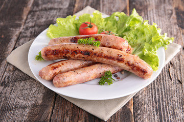 grilled sausage