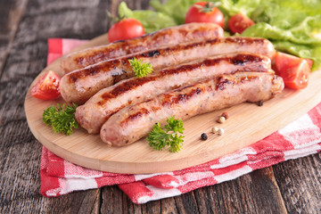 grilled sausage