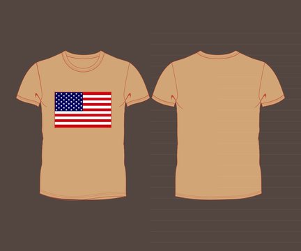 USA flag t-shirt