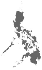 Philippinen in grau