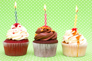 Birthday cupcakes