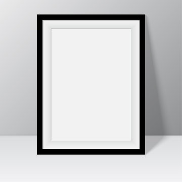 Black frame for paintings or photographs