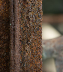 close up of steel bars