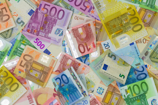verschiedene Euro Geldscheine