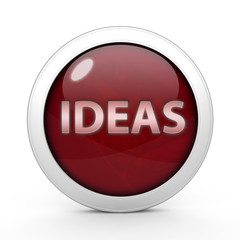 Ideas  circular icon on white background