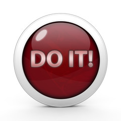 Do it circular icon on white background