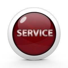 Service circular icon on white background