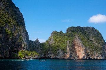 Fototapeta na wymiar Island of Phi Phi Leh in Thailand