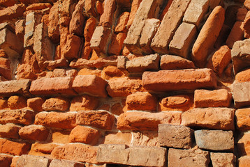 Abstract pattern of old brick
