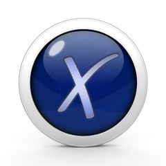 check circular icon on white background