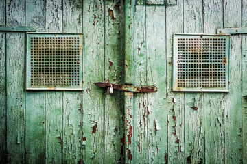 old wooden gate