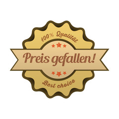 Vintage Button / Preis gefallen
