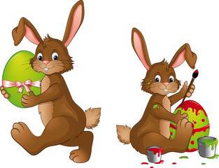Osterhasen Duo