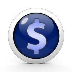 money circular icon on white background