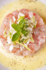 Tartare di gambero rosso