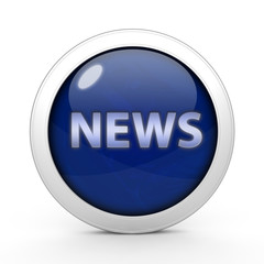 News circular icon on white background