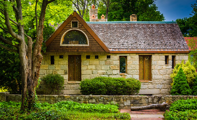 Stone house in Columbia, Maryland.